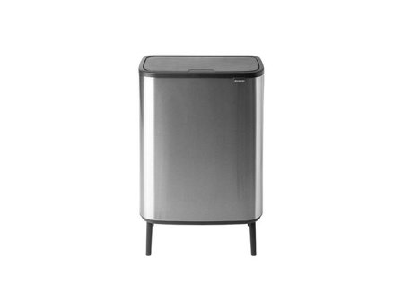 BRABANTIA Papperskorg Bo Touch Bin HI 2x30L Matt Stål - Lyreco - Städ och hygien - Avfallshantering och källsortering - Papperskorgar