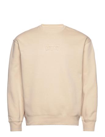 Relaxd Graphic Crew Bw Crew Fo Tops Sweatshirts & Hoodies Sweatshirts Beige LEVI ́S Men