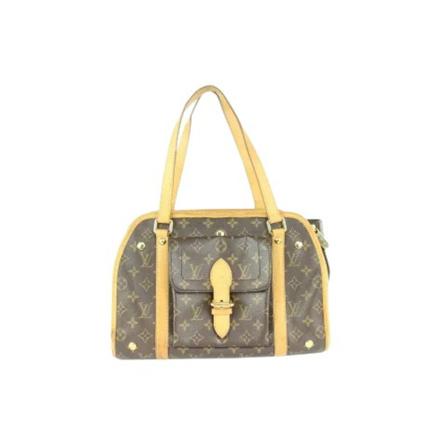 Louis Vuitton Vintage, Pre-owned Canvas louis-vuitton-bags Bruin, Dames, Maat:ONE Size