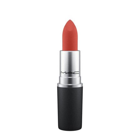 MAC Powder Kiss Lipstick Devoted To Chili - Rossetto mat