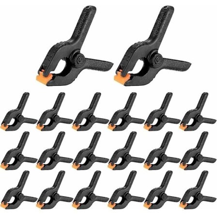 20 stk. Fjærklemmer, 2 tommers fjærklemmer, klemklemme for trebearbeiding og fotostudio, av DEBUNS