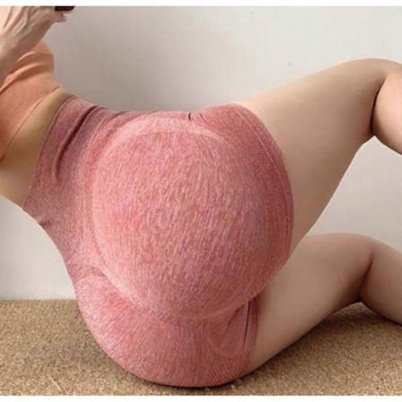 Dame Sommer Træning Gymnastik Højtaljede Yoga Shorts Scrunch Butt Løftende Booty