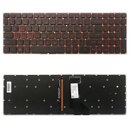 Us-version Tangentbord med bakgrundsbelysning för Acer Nitro 5 An515-51 DXGHC