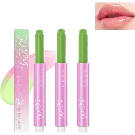 Farveskiftende læbepomader, Saftig læbepomade, Fugtgivende pH-farveskiftende læbestift, Langvarig læbepleje, Gaver til kvinder