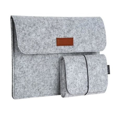 13,3-tommers beskyttende laptop-sleeve, laptop-veske i filt med liten lomme for Apple 13-tommers MacBook Air