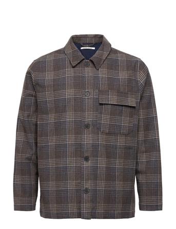 Clive Wool Shirt Overshirts Monivärinen/Kuvioitu Wood Wood