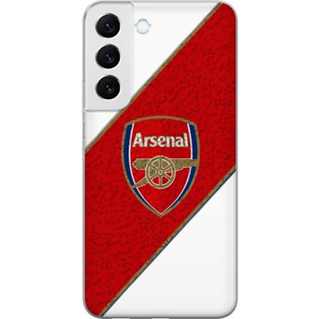 Kompatibelt Mobilskal till Samsung Samsung Galaxy S22 5G Moschino Toy teddybjörn med enkel tecknad design, brun björn med vit tröja och tydlig logo