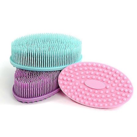 Silikon Kroppsskrubber Loofah - Sett med 3 myke