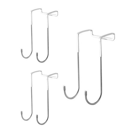 3 stk Over Dør Krok Skap Krok Dobbel S-formet krok