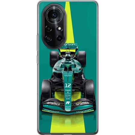Yhteensopiva Puhelinkuori Huawei Huawei nova 8 Pro Aston Martinin Formula 1 -auto vihreässä kilpailumuotoilussa, jossa on moderni studiosentuntma