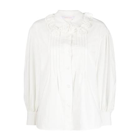 Chloé, Shirt Biały, Kobieta, Rozmiar: M