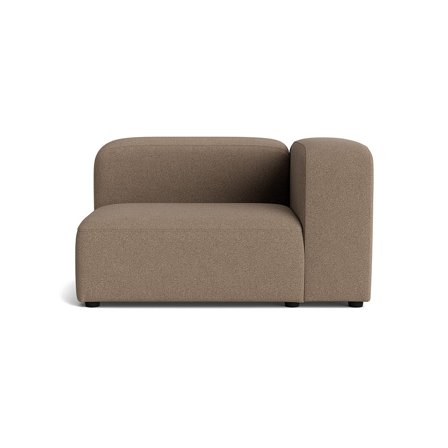 Milo XL hjørnemodul, højrevendt - Loop Mørk Beige - 100x130x72 - Sofa
