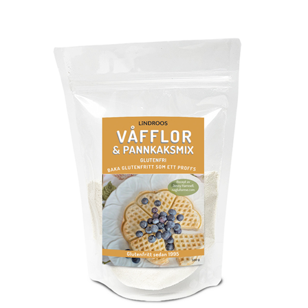 Lindroos Glutenfri Bakmix Våfflor & Pannkakor 500 g