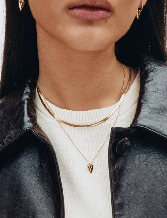 Edblad Amore Necklace S Gold - Gold - ONE SIZE 42 - 45 cm