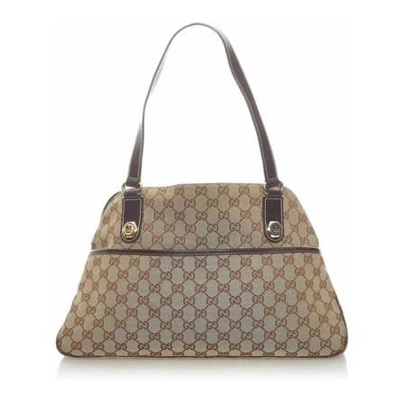 Gucci Vintage Shoulder Bags Brun, Dame Vintage Tasker, Størrelse: ONE Size
