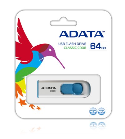 ADATA Classic Series C008 - USB-flashstasjon - 64 GB