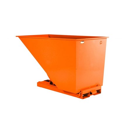 Tippcontainer, 1600 liter, orange