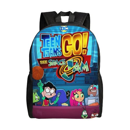 Teen Titans Go Rygsæk Skoletaske Børne Rygsæk Casual Dagrygsæk Til Drenge Piger