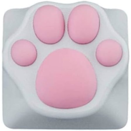 1 st ABS Plast Cat Claw Cap Key Mekaniskt tangentbord Personlighet Silica Gel Keycap (Asse del corpo: endast Keycap, Färg: Svart)