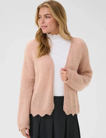 Cream Crniso Cardigan - Pink - XXL