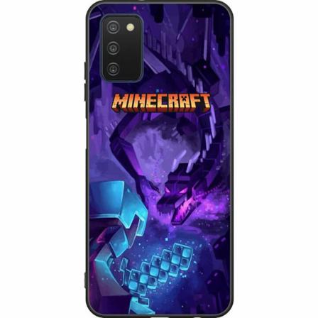 Samsung Galaxy A03s Svart Skal Minecraft