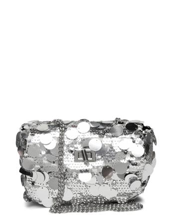 Pcnella Sequins Cross Body Bag D2D Bags Crossbody Bags Sølv Pieces*Betinget Tilbud