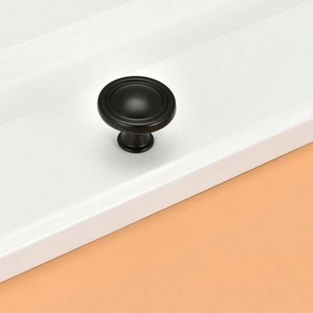 10 stk enkelt hul sort aluminiumslegering garderobe dørhåndtag, skabsskuffe soveværelse møbelhåndtag, 128mm center dista