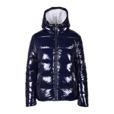 Philipp Plein - Dunjackor - Blå - Dam - Storlek: L, Dam, Storlek: L