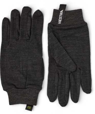 Hestra Merino Wool Liner Active 5-finger Koks