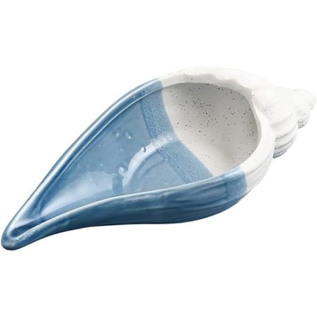 Conch Smykkefad Bakke Keramisk Smykkeholder Ringfad Nipsgenstandsbakke Keramikbakke Smykkefad Havstil Nipsgenstandsbakke Fadholder Øreringe Slik S