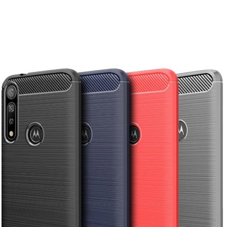 Stöttåligt Armor Carbon TPU-skal Moto G8 Plus