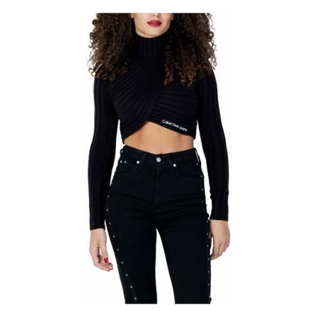 Calvin Klein Jeans Turtlenecks Sort, Dame