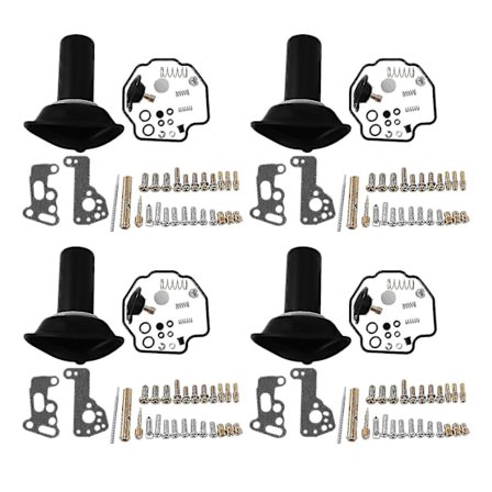 4 kpl V-Max 1200 Vmax 1985-2000 V-MAX1200 moottoripyörän kaasuttimen korjaussarja