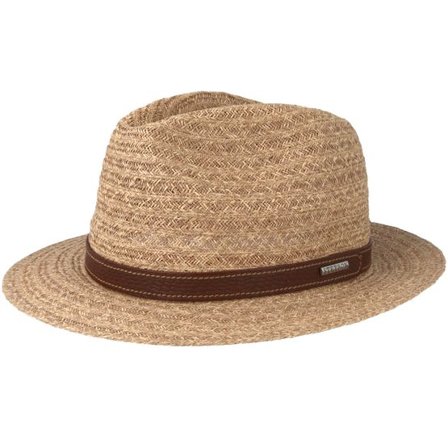 Stetson - Beige straw Hatt - Raffia Beige Straw Hat @ Hatstore
