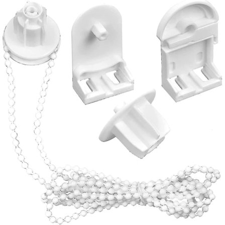 Reservedeler for Rullegardin Reparasjonssett 25mm Rullegardinbeslag Rullegardinsett Gardin Rullegardin Tilbehør Med 2m