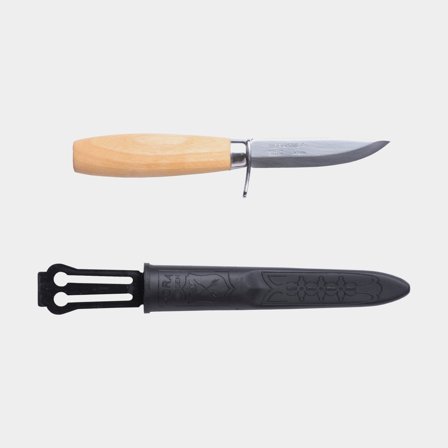 Utility knife Morakniv 201, 119 mm, birch / carbon steel
