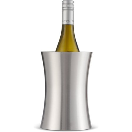 Premium Vinkøler Spand - Dobbeltvægget Vinkøler i Rustfrit Stål - Champagnekøler 19cm x 10cm