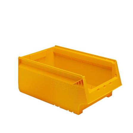 PPS 30710001028 Oppbevaringsboks rett, 500 x 310 x 200 mm Gul, Garasjeinnredning & oppbevaring
