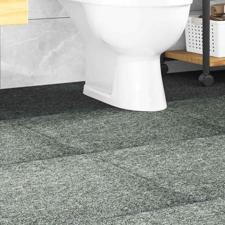 vidaXL Textilplattor 20 st 5 m² 50x50 cm grön