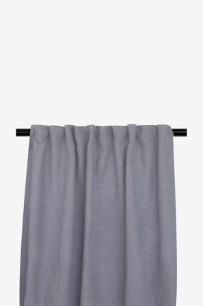 Eightmood - Gardin Lily - Grå - Veckbandslängder - 132X250 - Från Homeroom