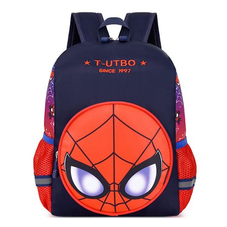 Barnryggsäck för dagis Dark Blue Spider Man