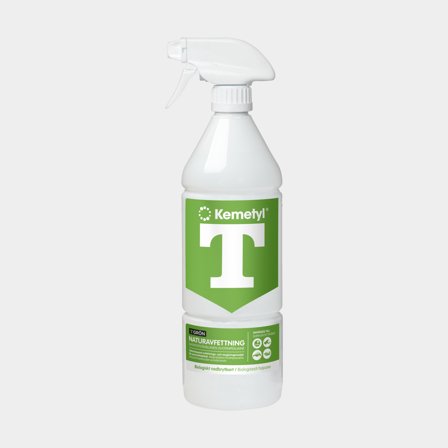 Naturaffedtning Kemetyl T-Grön Natur, færdigblandet, spray, 1 liter