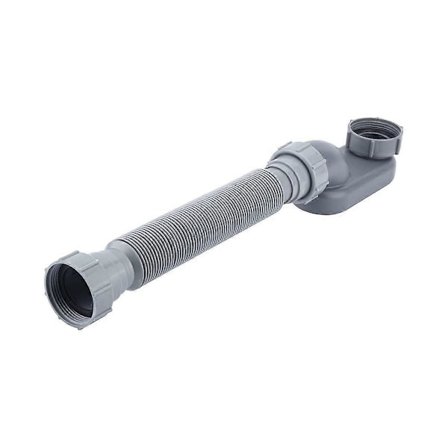 Lav Profil 1 1/2 P Fælde Fleksibel Badekar Bruser Afløbsrør Flad P Fælde Fritstående Kar Afløb Til Badekar Badekar Afløb (FMY)