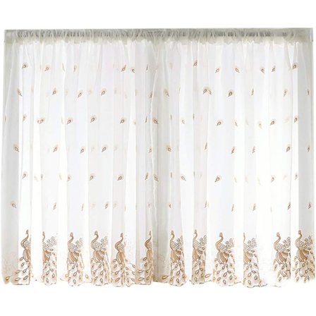 Kort Vindue Gardin Valance