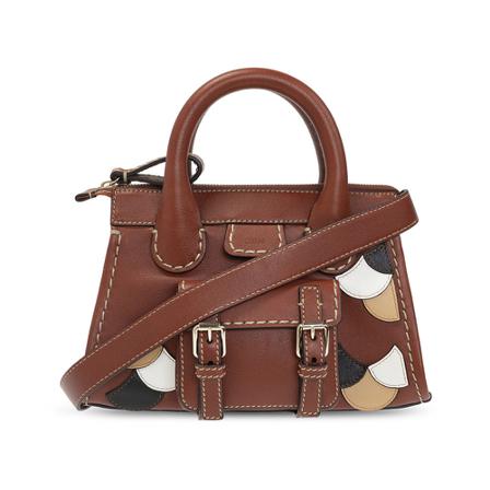 Chloé, Edith Mini shoulder bag Bruin, Dames, Maat:ONE Size,leer