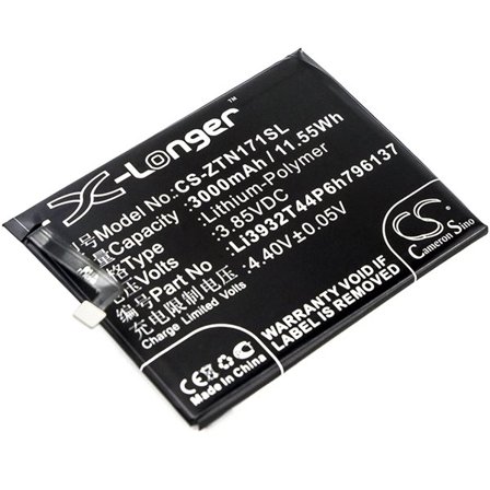 Batteri till SmartPhone, Mobil för Nubia Z17 Mini, Z17 Mini Standard Edition m.fl.