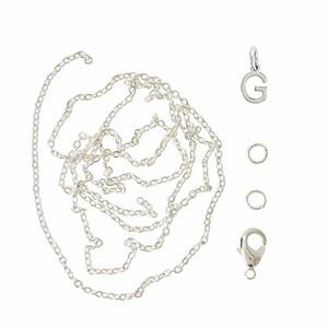 Me & My Box Silver G Pendant Set One Size - Stationery - One size - Silver - Junge - Jewelries & Jewel-case