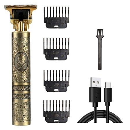 Outline Trimmer T Blade Trimmer Grooming Kit Set Uppladdningsbar