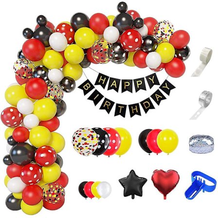 Paket med 94 Mickey-tema ballonger