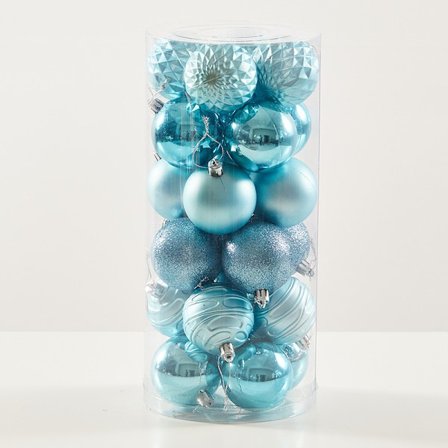 Kultaiset joulupallot, joulukuusen koristeet, matta tai kiiltävä